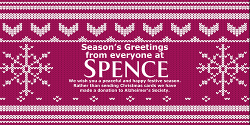 Season's greetings from everyone at Spence & Partners.